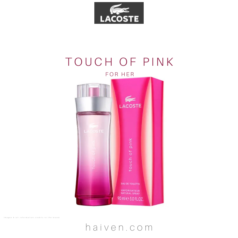 LACOSTE Touch of Pink W EDT 90ML