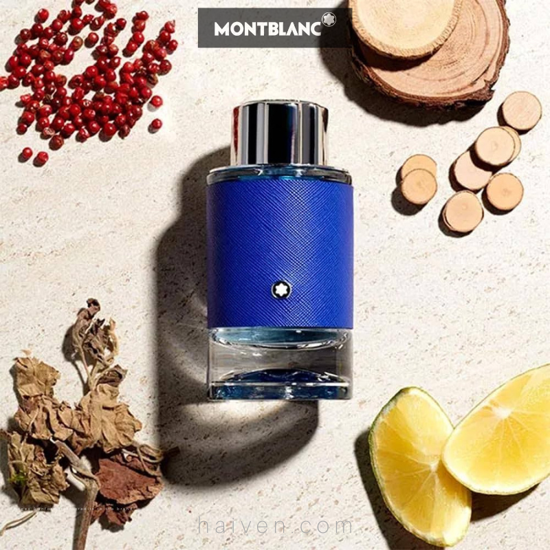 MONT BLANC Explorer Ultra Blue EDP 100ML + 7.5ML Mini + 100ML Shower Gel GIFT SET