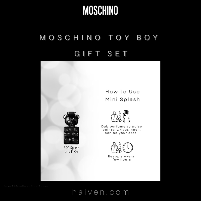 MOSCHINO Toy Boy 100ML + Mini + SG GIFT SET