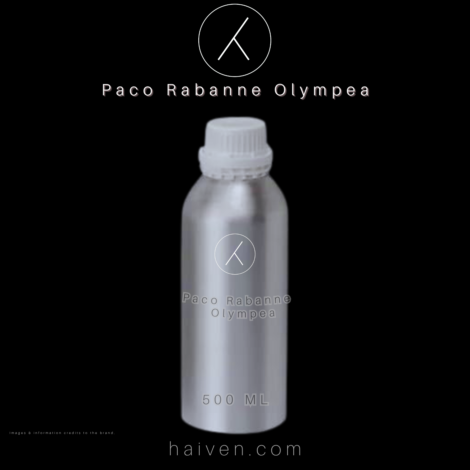 P R Olympea Perfume Oil 500ml