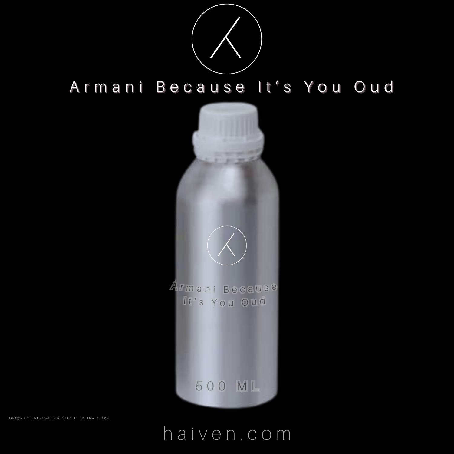 G A Because It’s You Oud Perfume Oil 500ml