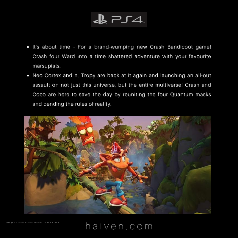 PS4 Crash Bandicoot 4 Its About Time