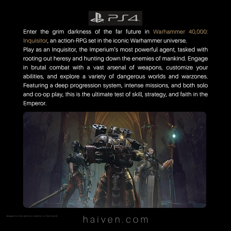 Warhammer 40,000: Inquisitor – PS4