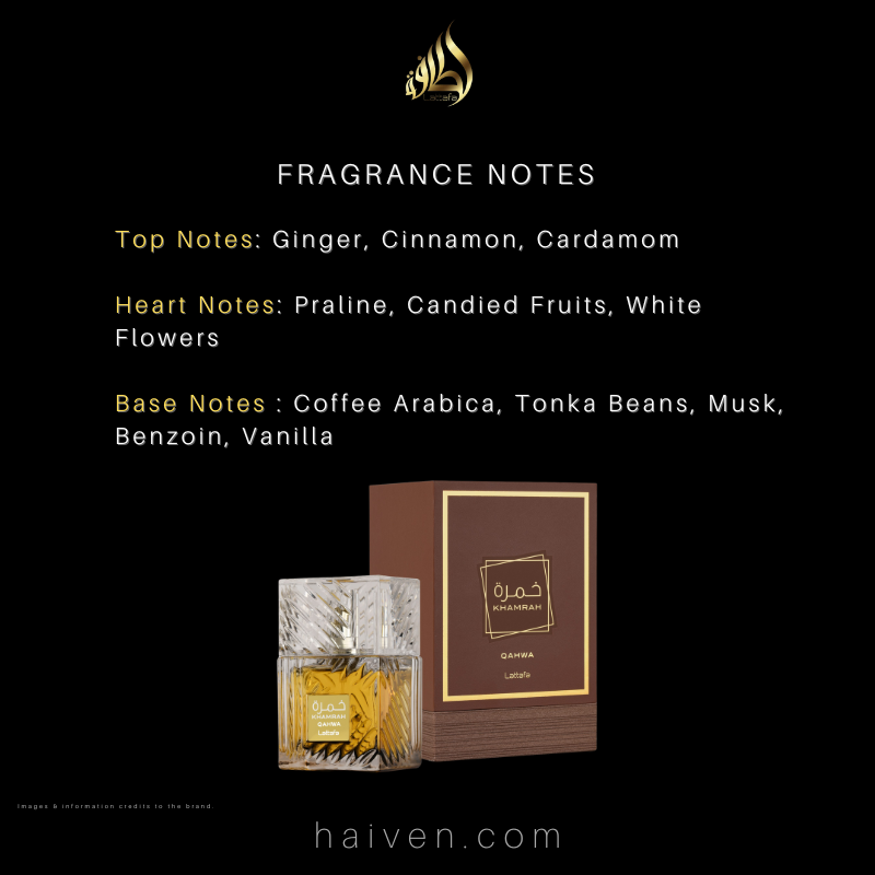 LATTAFA Khamrah Qahwa EDP 100ML