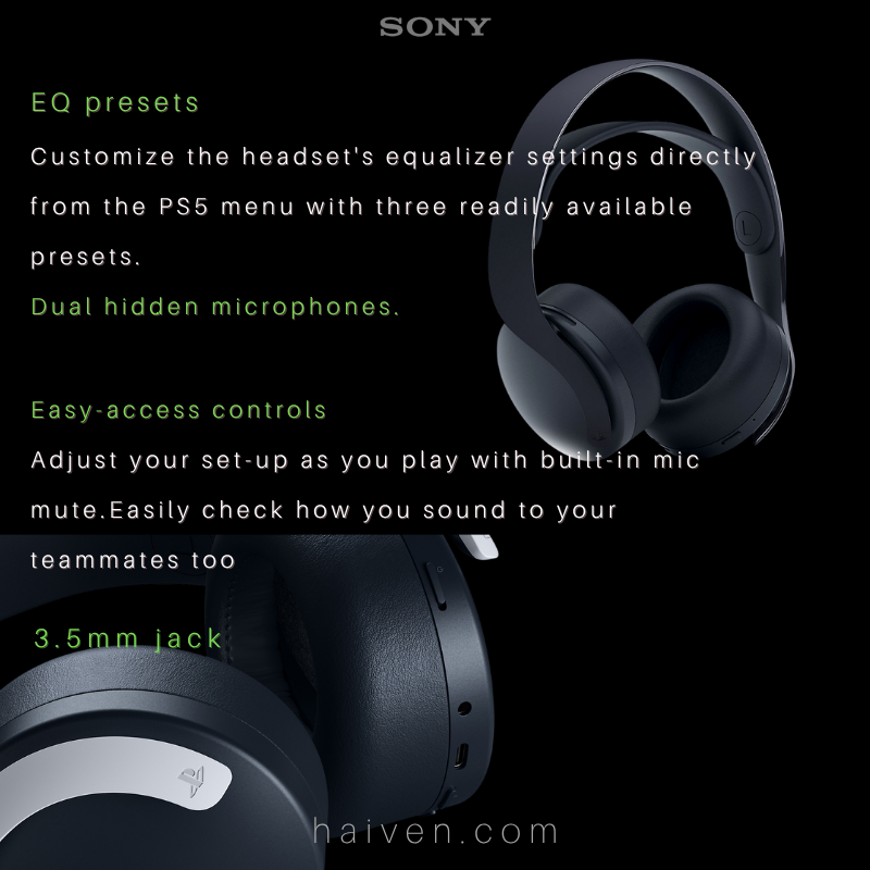 PS5 Pulse 3D Wireless Headset (Black)