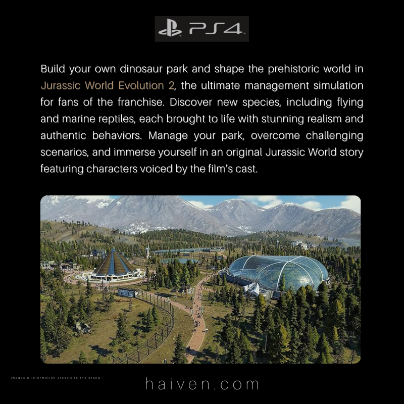 Jurassic World Evolution 2 – PS4