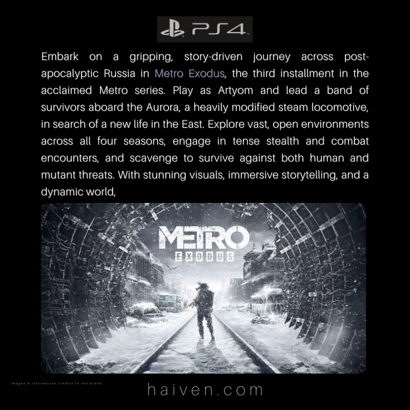 Metro Exodus – PS4