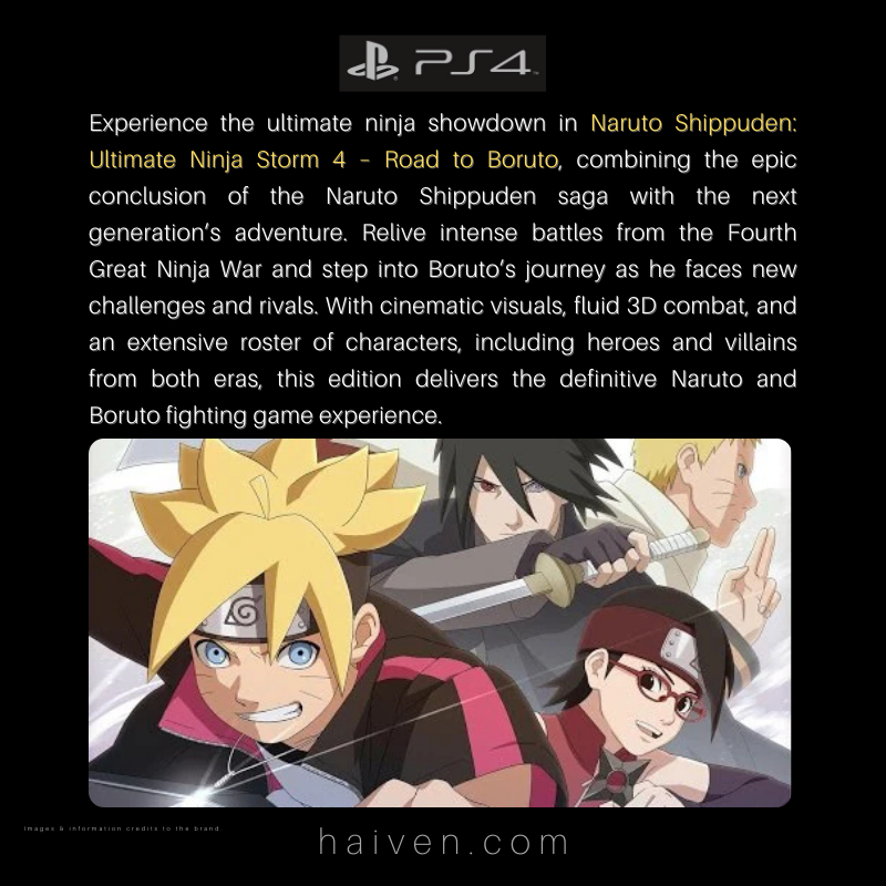 Naruto Shippuden: Ultimate Ninja Storm 4 – Road to Boruto – PS4