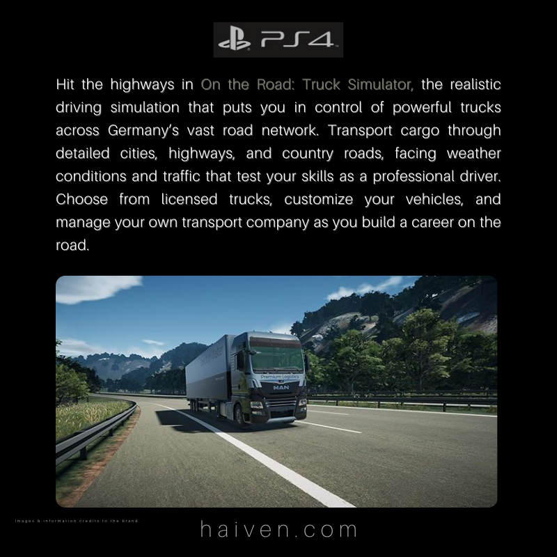 On the Road Truck Simulator – PS4