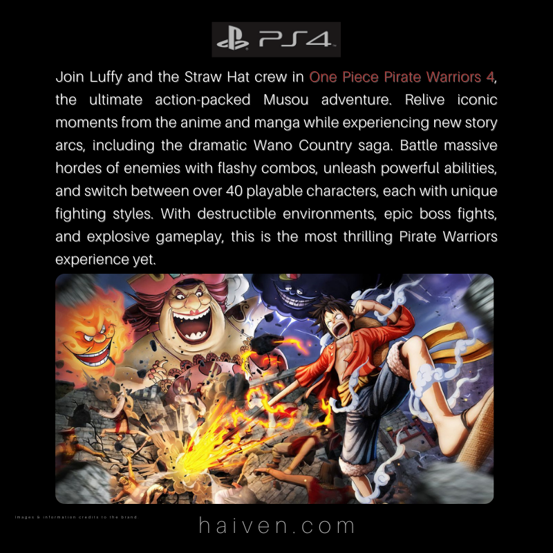 One Piece Pirate Warriors 4 – PS4