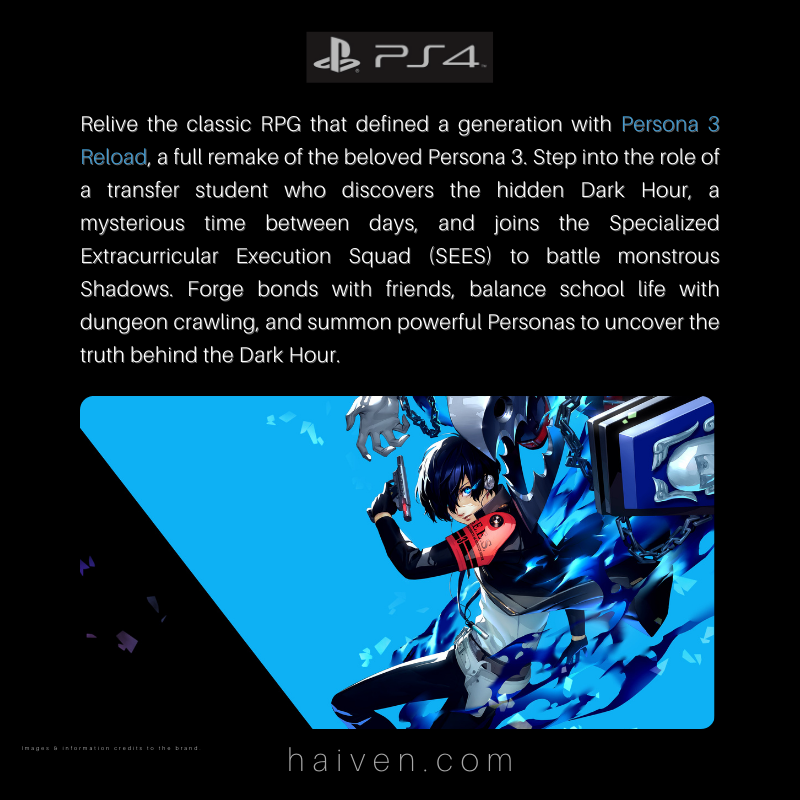 Persona 3 Reload – PS4
