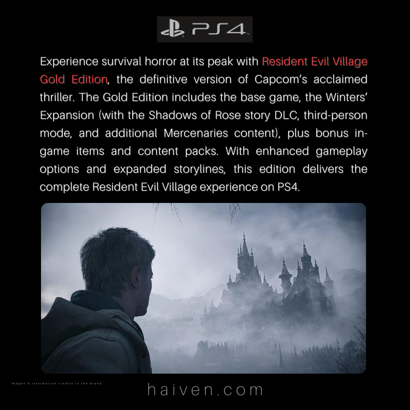 Resident Evil Village Gold Edition – PS4