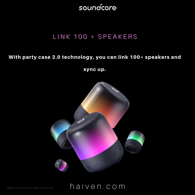 Soundcore Glow Mini – Portable Bluetooth Speaker