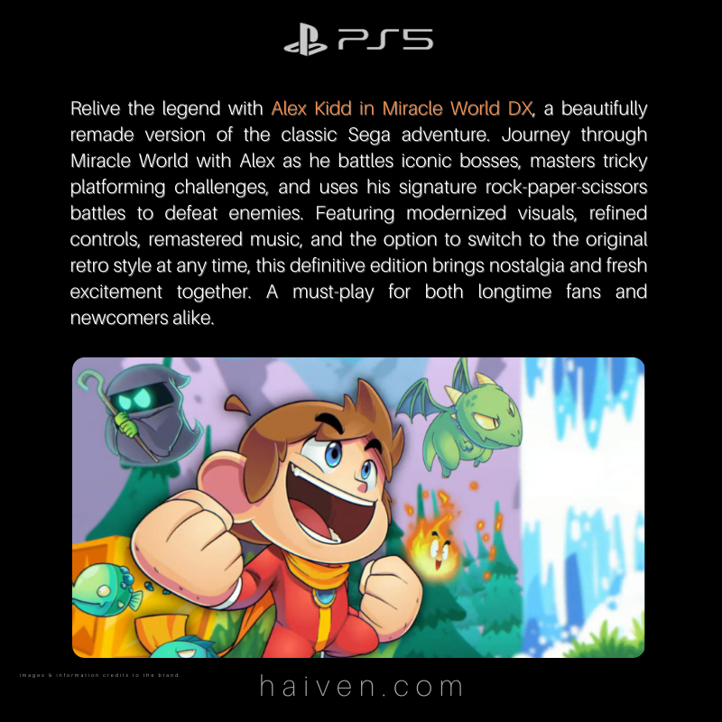 Alex Kidd in Miracle World DX – PS5