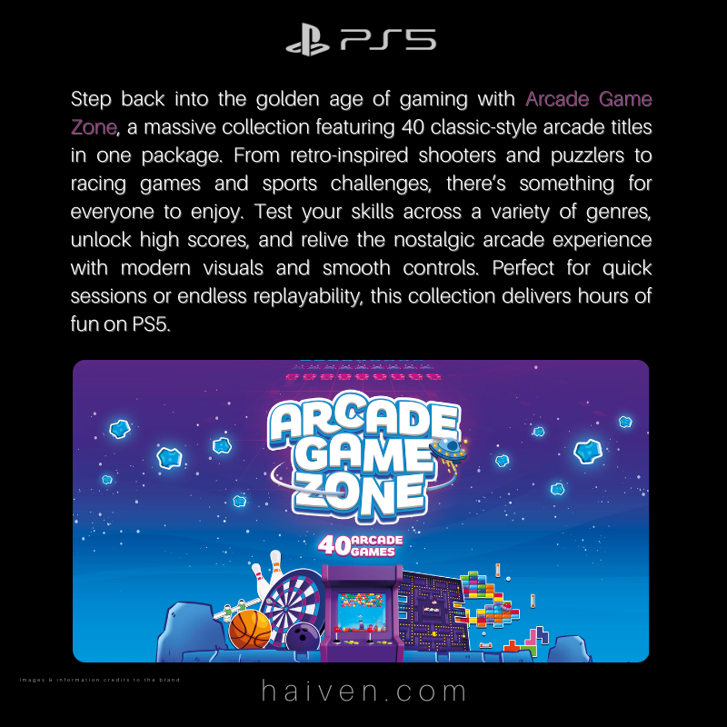 Arcade Game Zone (40 Arcade Games) – PS5