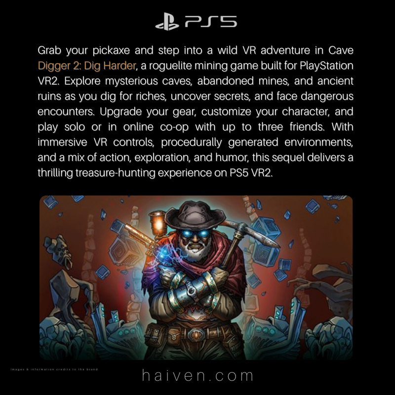 Cave Digger 2: Dig Harder (VR2) – PS5