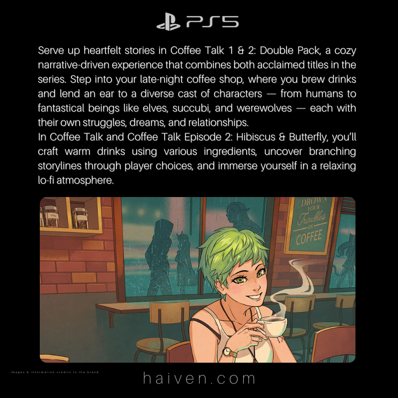 Coffee Talk 1 & 2: Double Pack – PS5