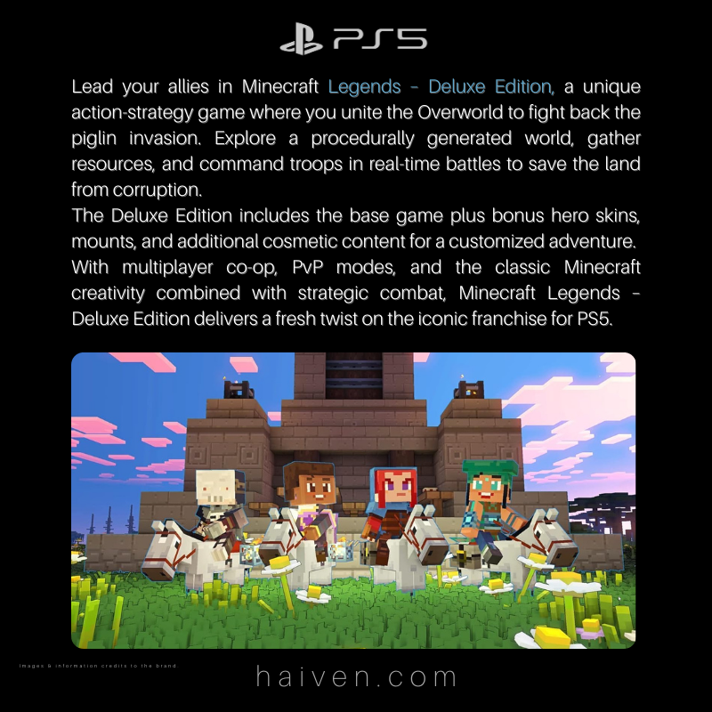 Minecraft Legends – Deluxe Edition – PS5