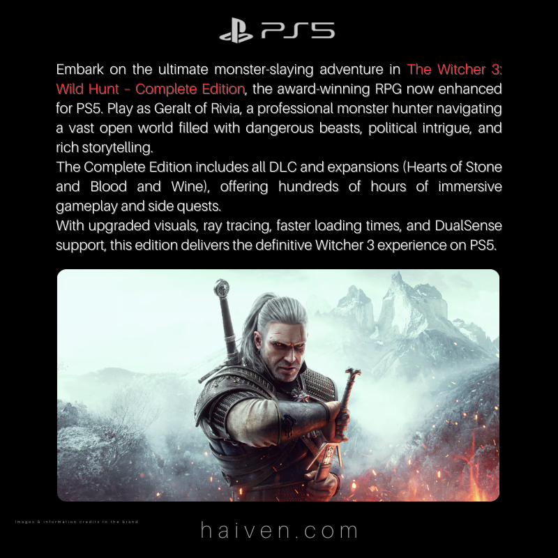The Witcher 3: Wild Hunt – Complete Edition – PS5