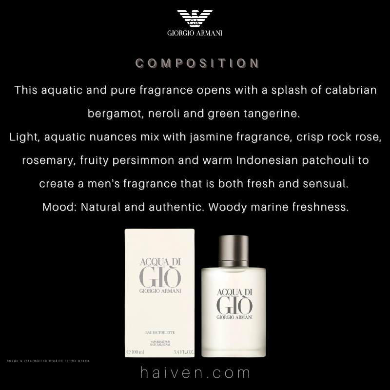 Giorgio Armani Acqua Di Gio EDT 100ML