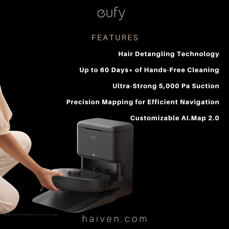 Eufy RoboVac L60 Hybrid SES Black – T2278V11