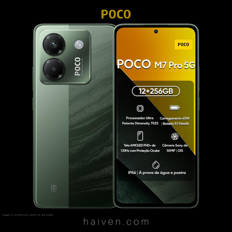 Poco M7 Pro 5G 12+256GB – Green