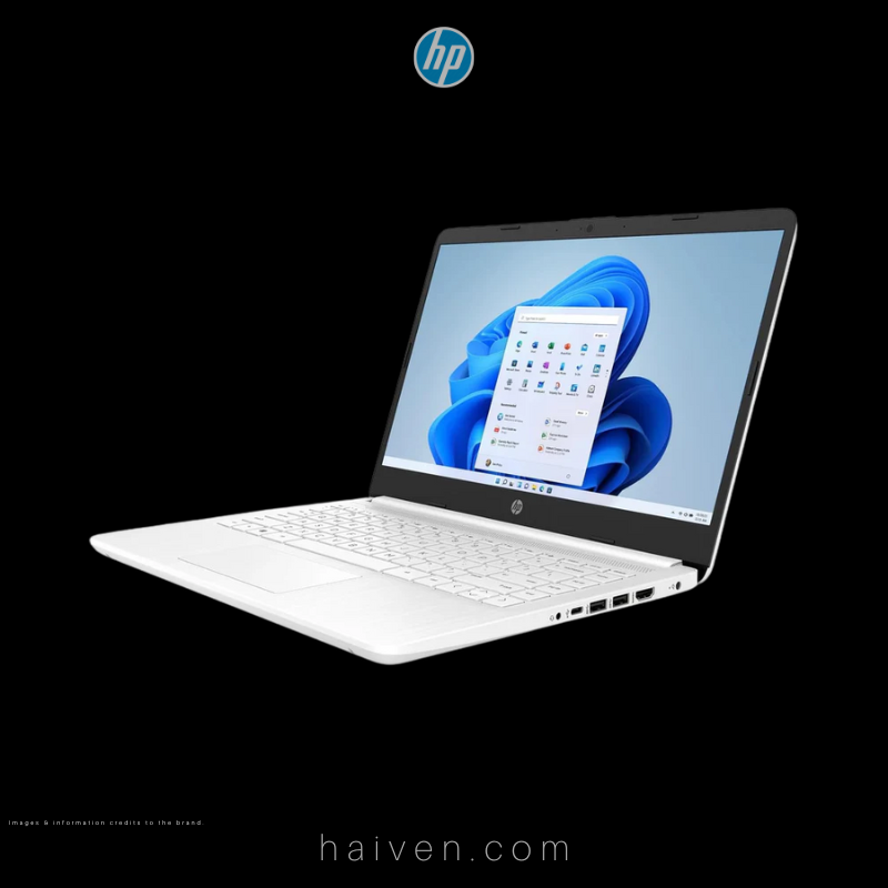 HP 14-Dq0732Ds Intel Pentium N5030 4GB RAM 256GB SSD Windows 11 White