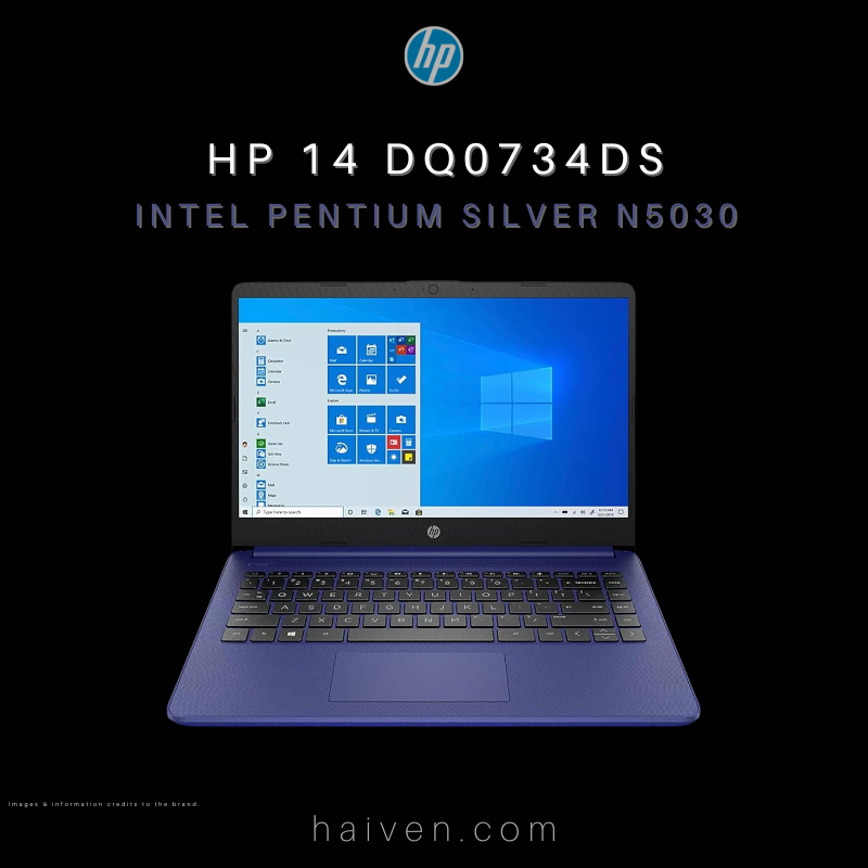 HP 14-dq0734ds – Pentium N5030 / 4GB RAM / 256GB SSD