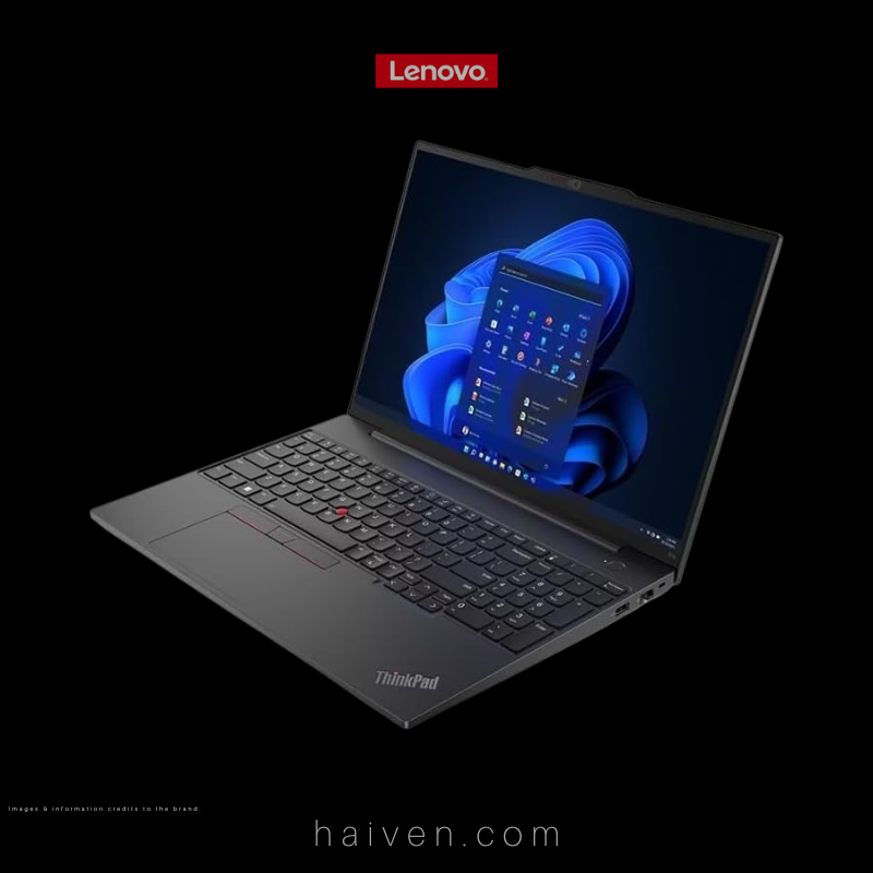 Lenovo ThinkPad E16 Intel Core i5-1335U 8GB RAM 512GB SSD 16-Inch FHD Windows 11 Black
