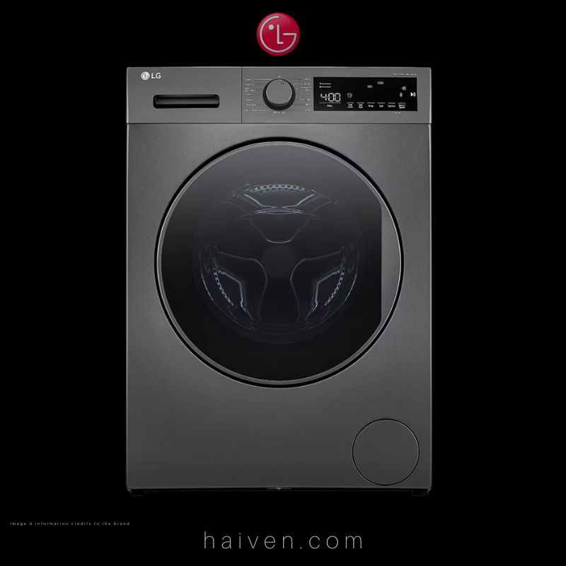 LG Front Load Washing Machine – F2J7TYM1S – 8kg Capacity