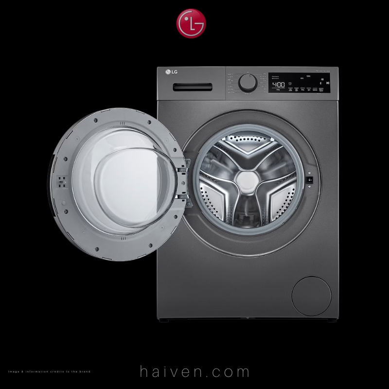 LG Front Load Washing Machine – F2J7TYM1S – 8kg Capacity