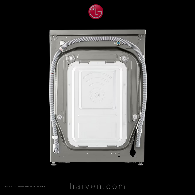 LG Front Load Washing Machine – F4R6VYG6D – 9kg Capacity – Silver