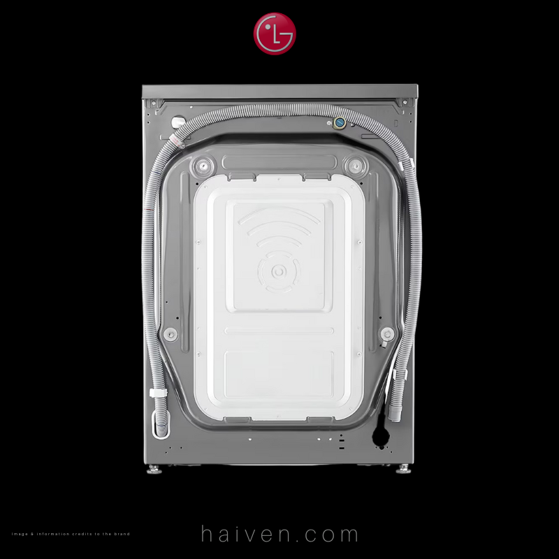 LG Front Load Washing Machine – F4V5RYP2T – 10.5kg Capacity – Silver