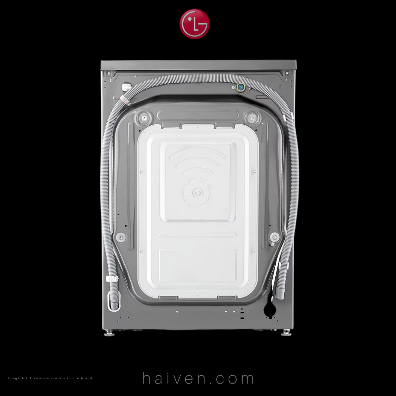 LG Front Load Washing Machine with Dryer – F4V5RGP2T – 10kg Wash / 7kg Dry – Silver