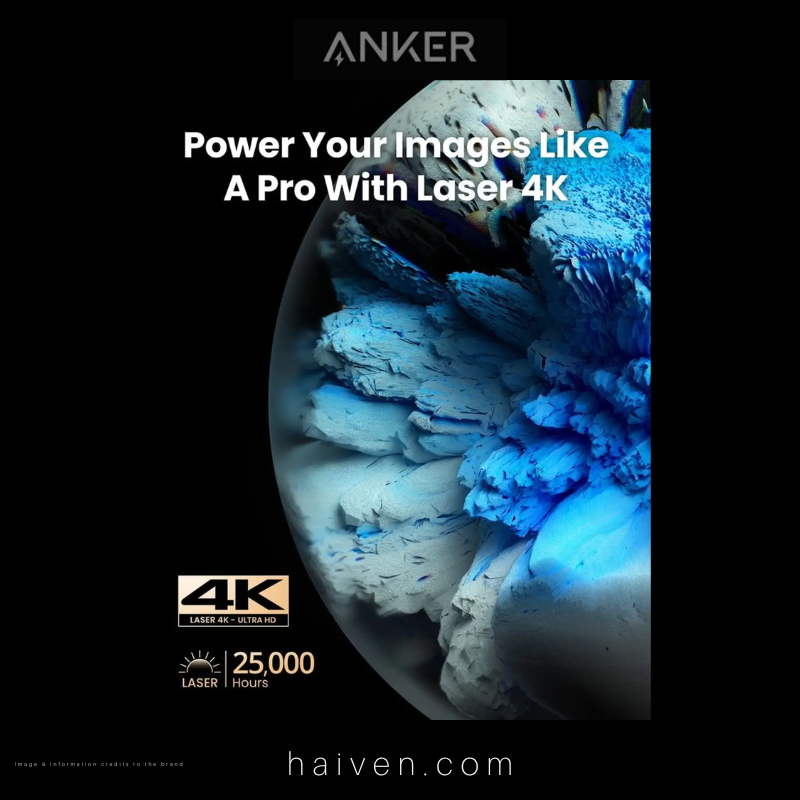 Anker Nebula Cosmos Laser Pro 4K D23502F1 2400 ANSI-Lumen Smart Projector