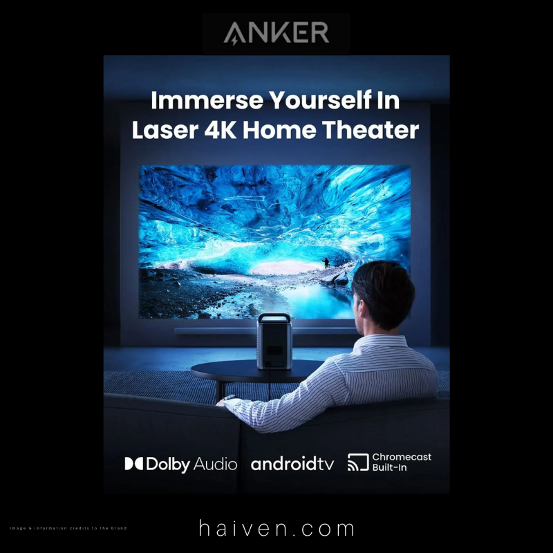 Anker Nebula Cosmos Laser Pro 4K D23502F1 2400 ANSI-Lumen Smart Projector