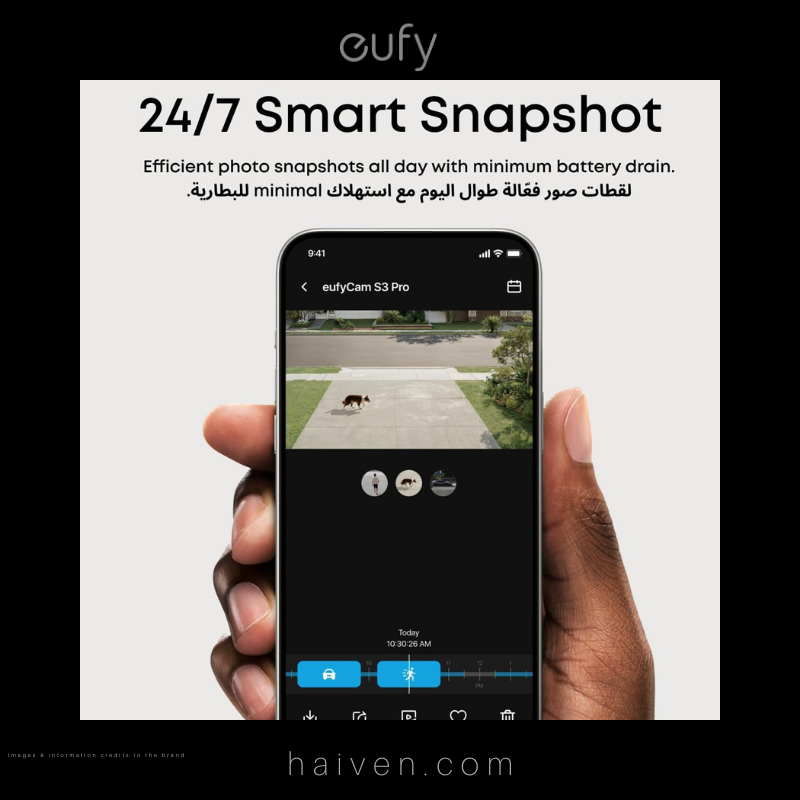 EufyCam S3 Pro T81623W1 White Add-On Security Camera