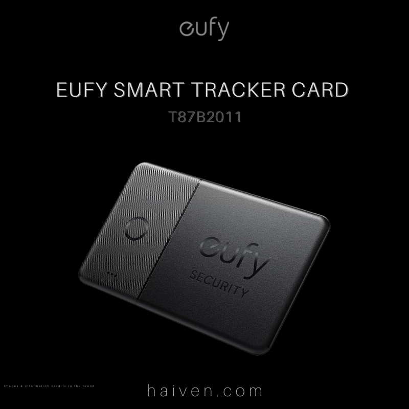 Eufy Smart Tracker Card T87B2011 Black Bluetooth Location Tracker