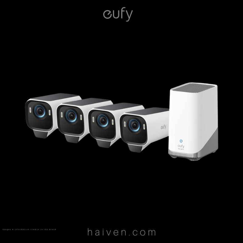 EufyCam S3 Pro 4-Camera Kit White