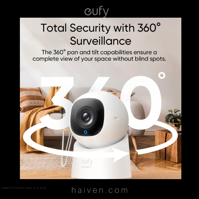 Eufy Indoor Cam C220 T8W11221 White Smart Security Camera