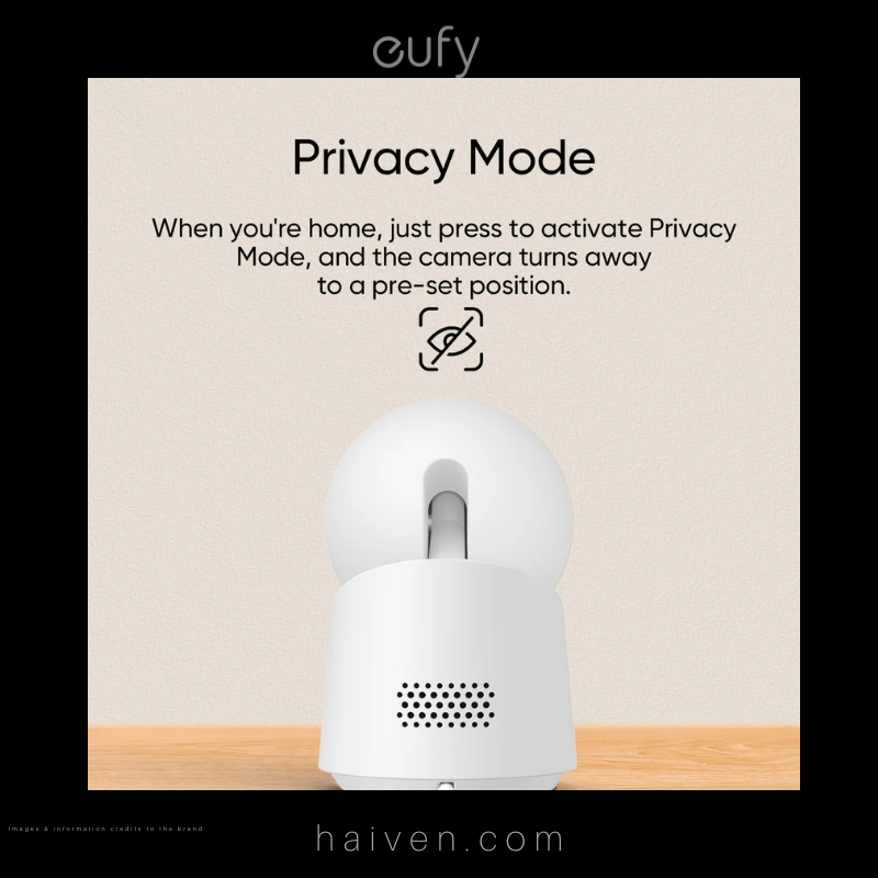 Eufy Indoor Cam C220 T8W11221 White Smart Security Camera