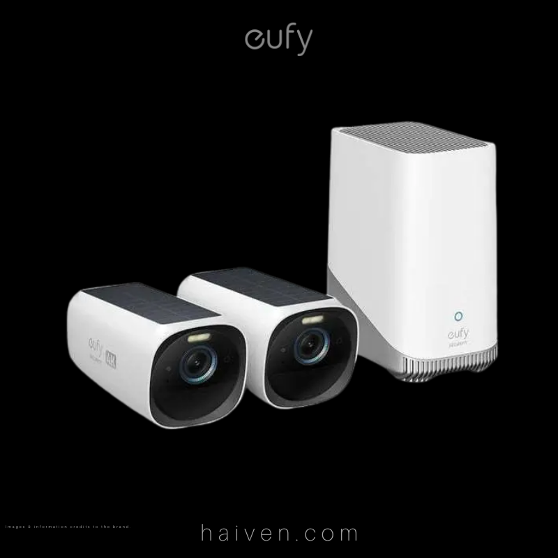 EufyCam 3 T88713W1 White 2+1 Kit with HomeBase 3