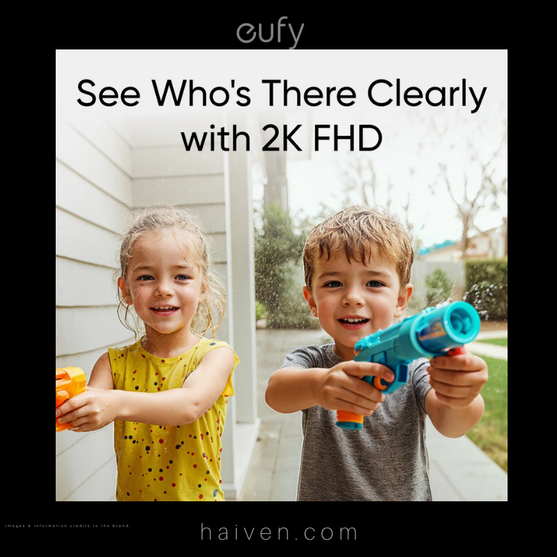 Eufy Video Doorbell C30 Smart Wi-Fi Doorbell Black