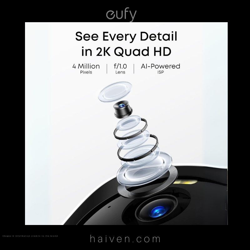 Eufy E40 Add-On Camera T8144321 White Wireless Security Camera