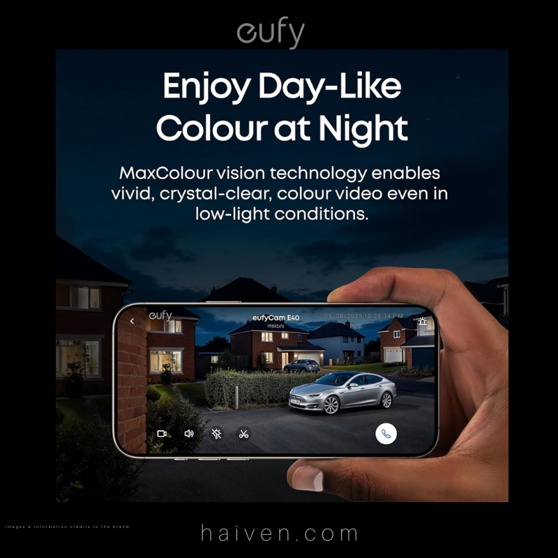 Eufy E40 Add-On Camera T8144321 White Wireless Security Camera