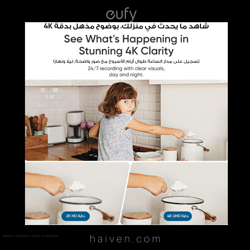 Eufy Indoor Cam E30 T8417221 White Smart Security Camera