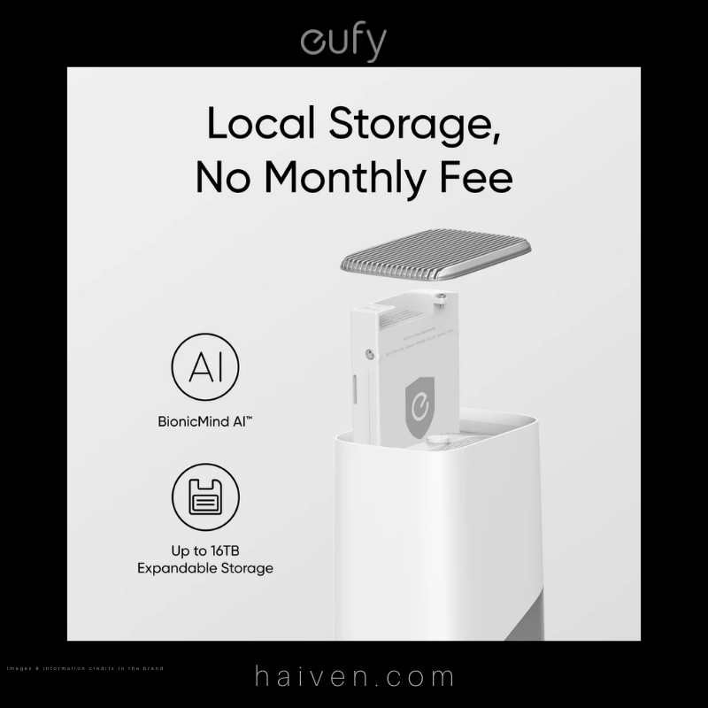 EufyCam S3 Pro T88923W1 White 2-Camera Kit with HomeBase 3