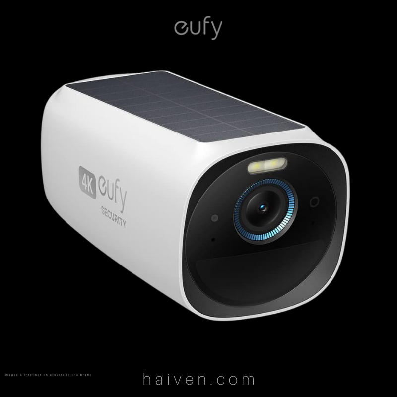 EufyCam 3 T81603W1 White 4K Add-On Battery Security Camera