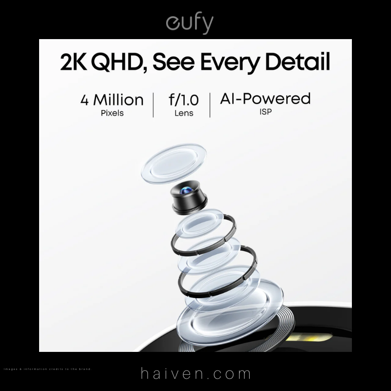 Eufy E40 E8144323 White 2-Camera Kit with External Solar Panels