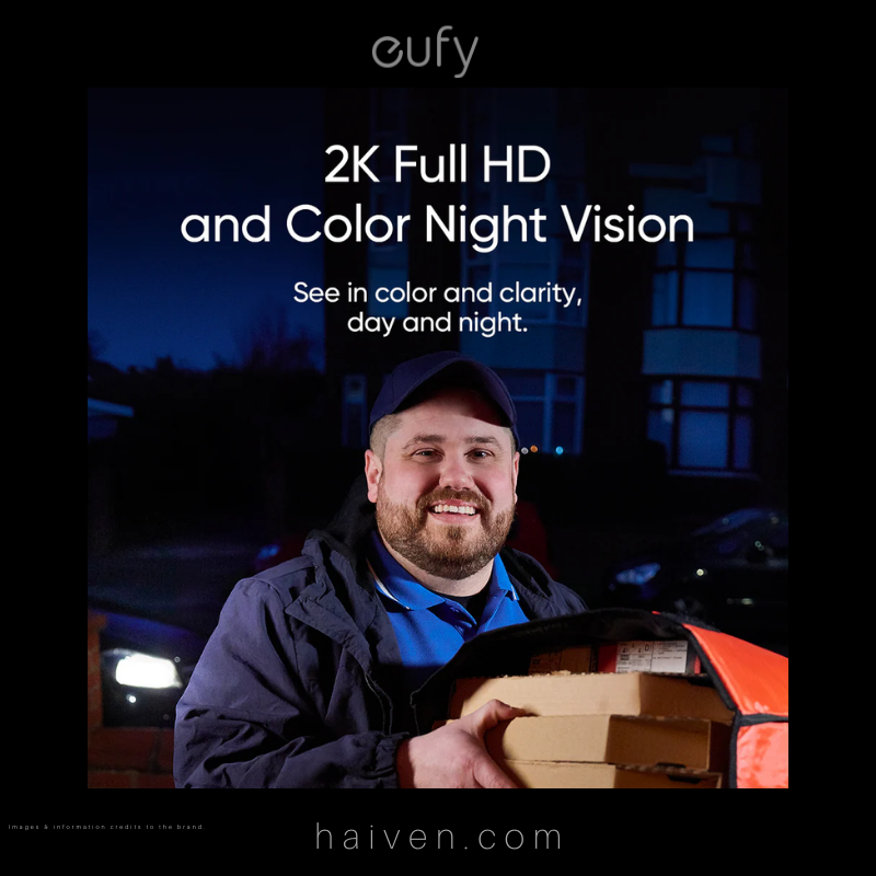 Eufy Video Doorbell E340 E8214311 Black with Chime